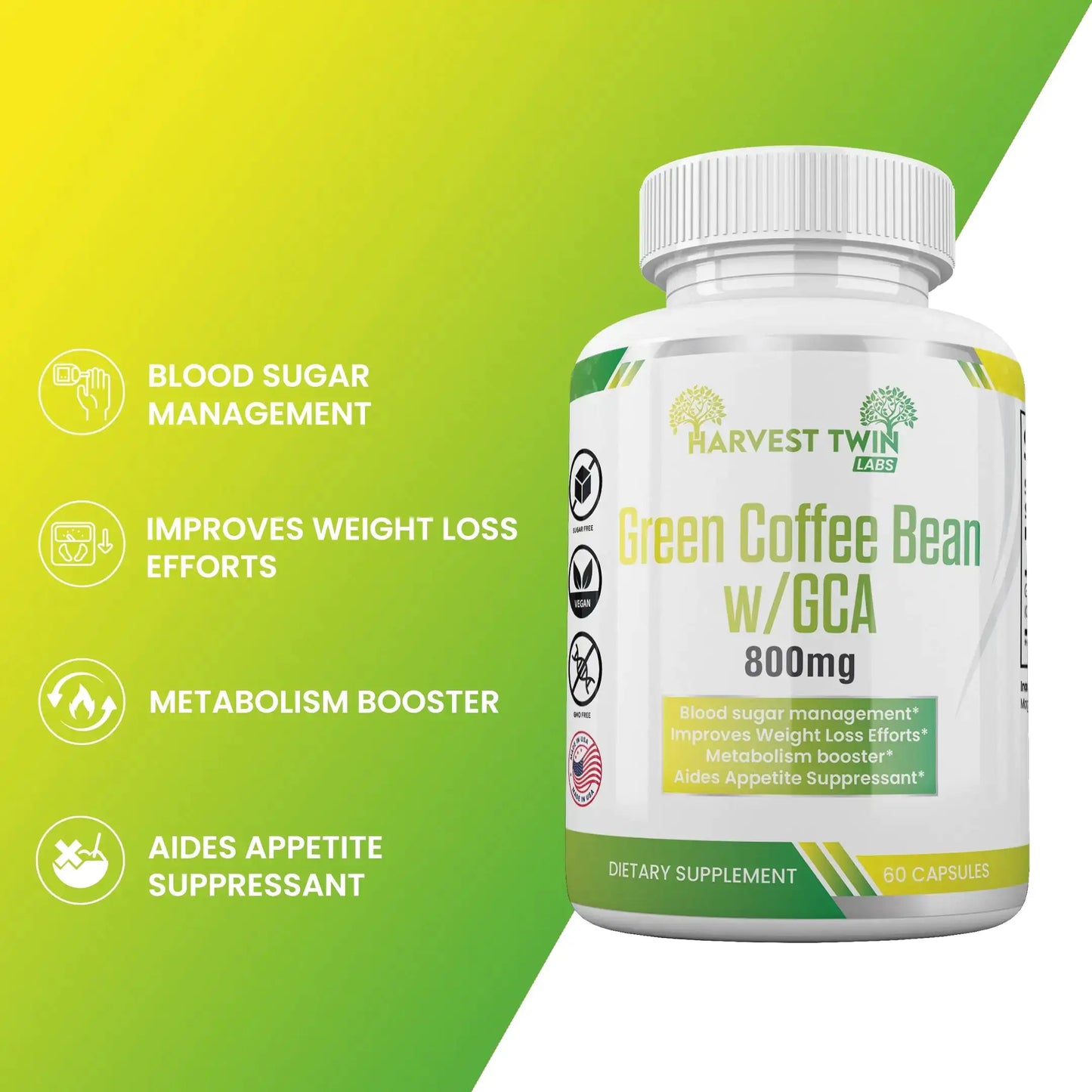 Green Coffee Bean w/GCA - 800mg