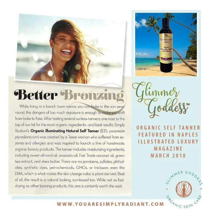 Organic Sunless Tanning Lotion